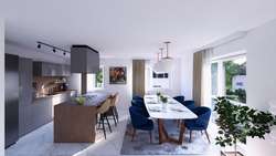 Ansicht Küche/Esszimmer Wohnei Ansicht Küche/Esszimmer Wohnei
