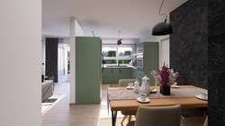 Ansicht Küche/Esszimmer Wohnei Ansicht Küche/Esszimmer Wohnei