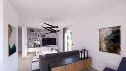 Ansicht Wohnzimmer Wohneinheit Ansicht Wohnzimmer Wohneinheit