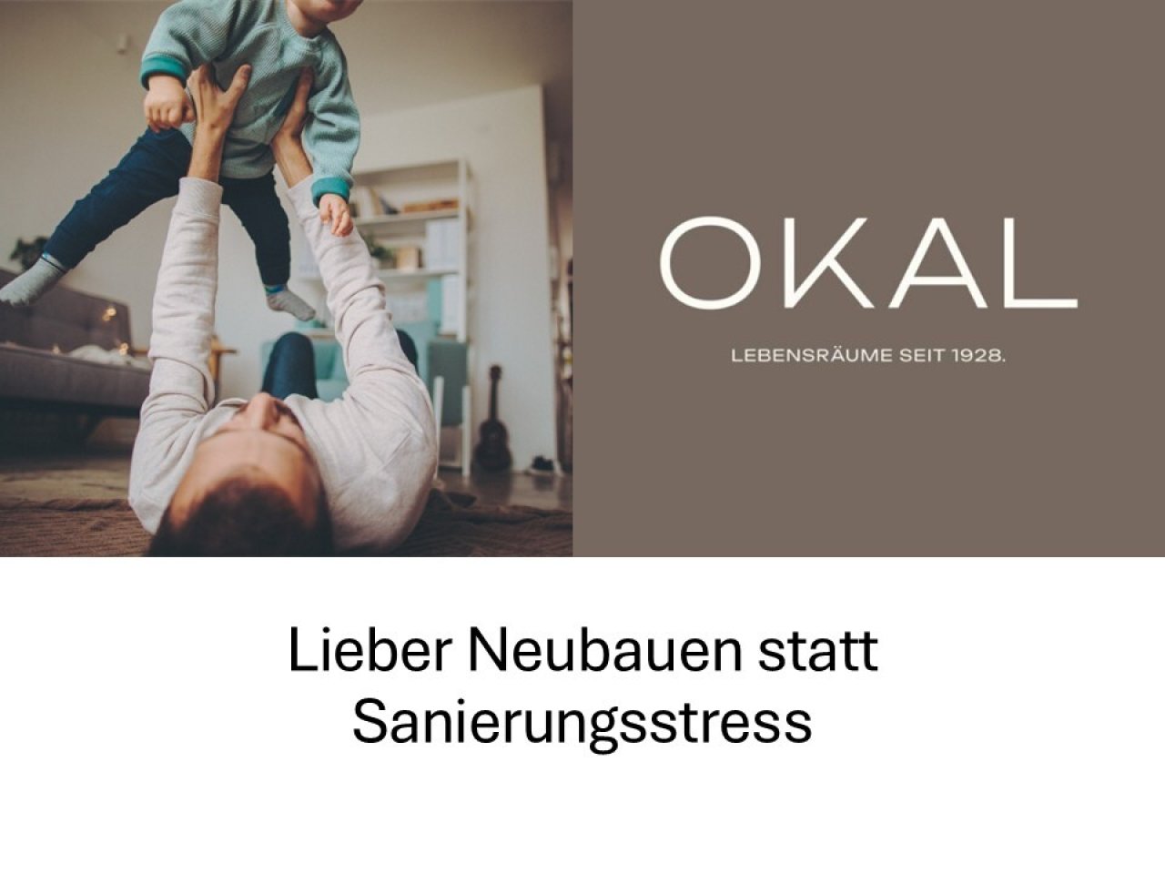 Lieber Neubauen statt Sanierungsstress Lieber Neubauen statt Sanierungsstress