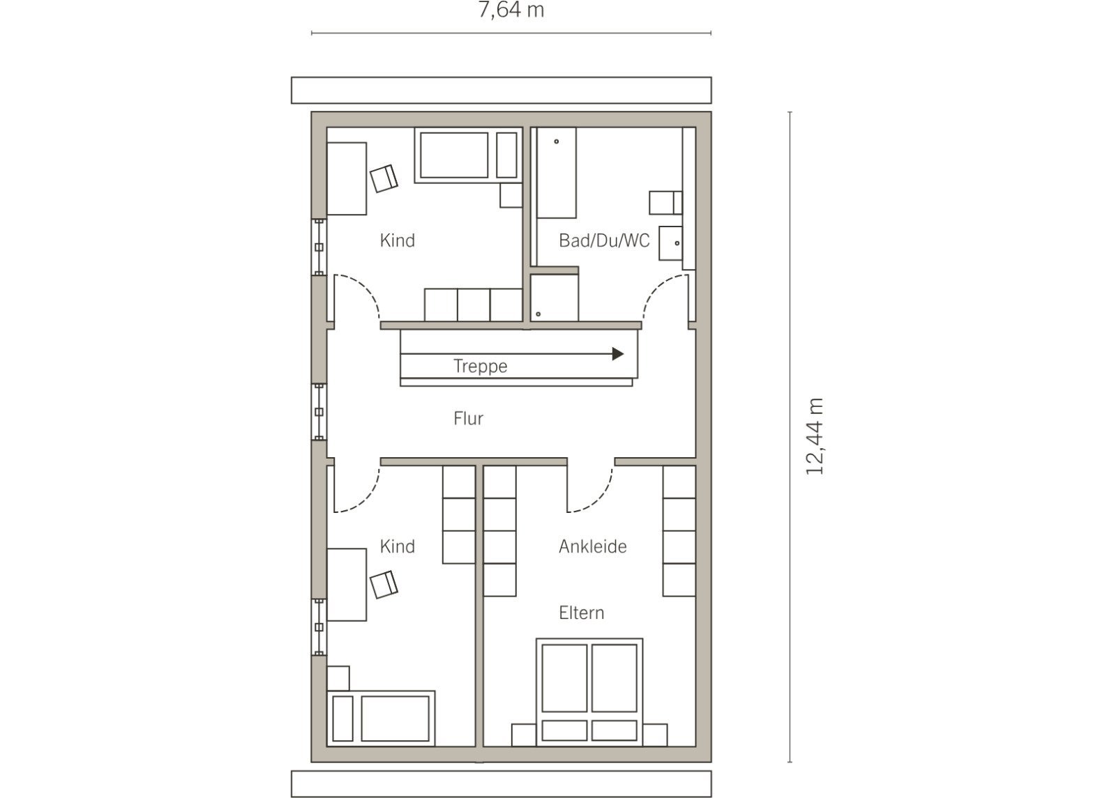 Grundriss Dachgeschoss