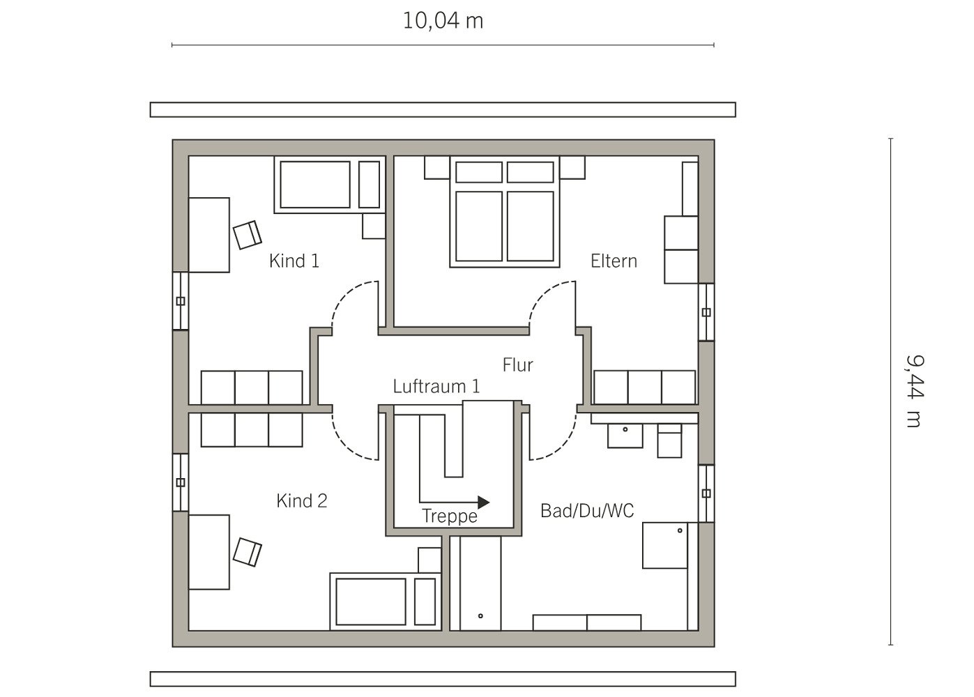 Grundriss DG Grundriss DG