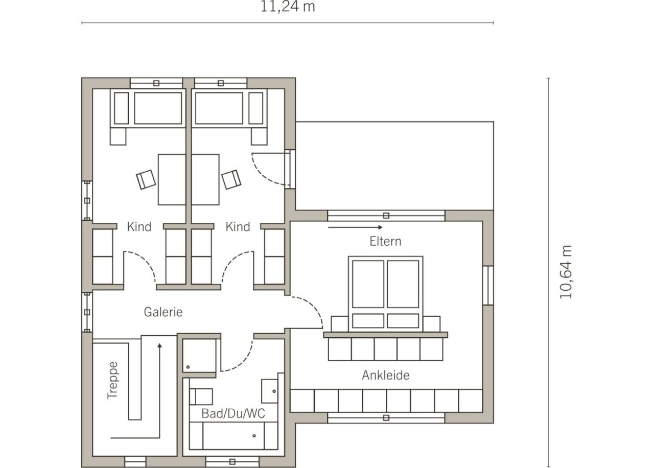 Grundriss Dachgeschoss