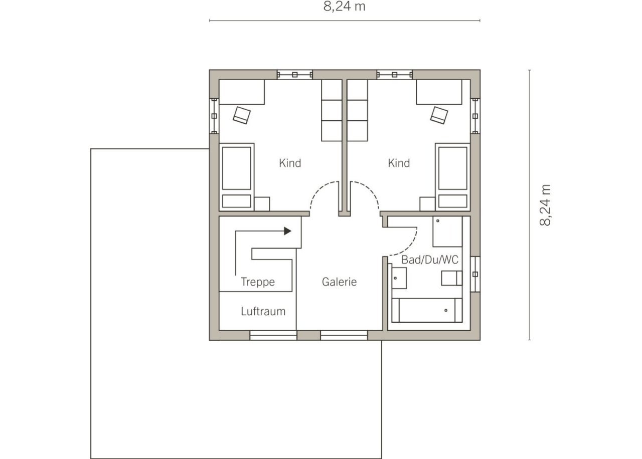 Grundriss Dachgeschoss