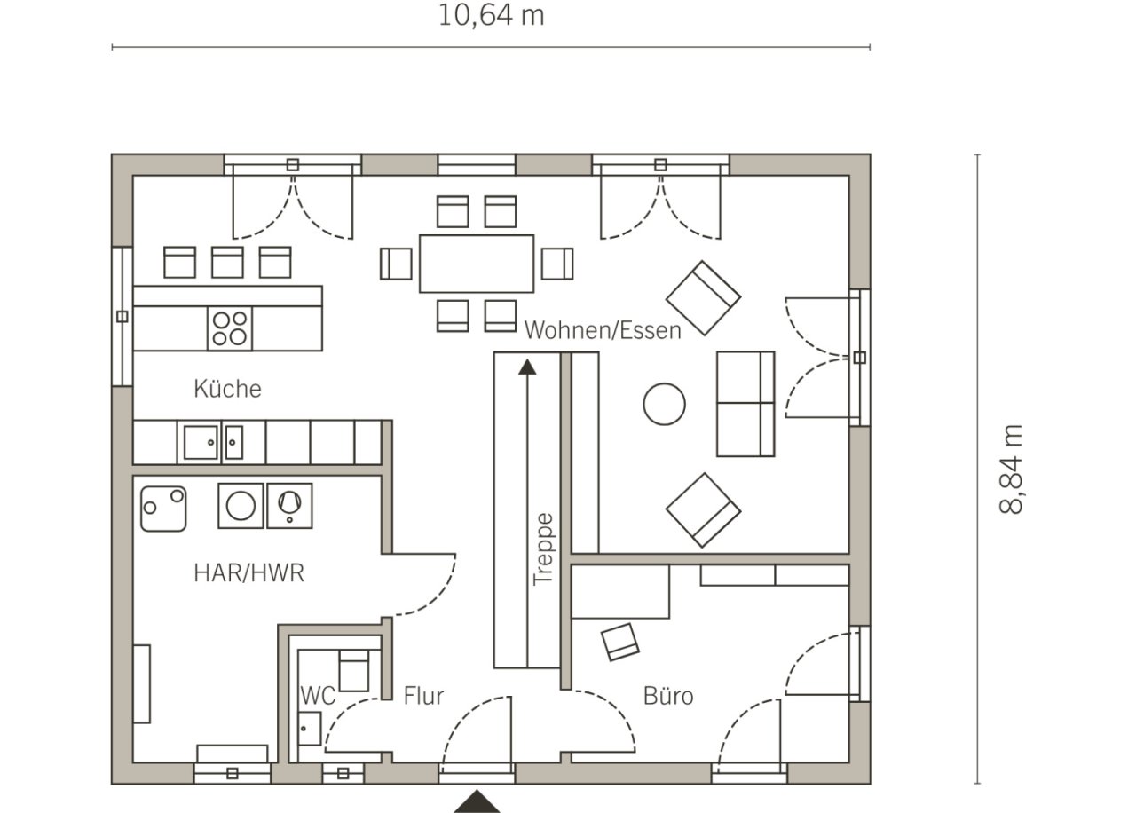 Grundriss Erdgeschoss