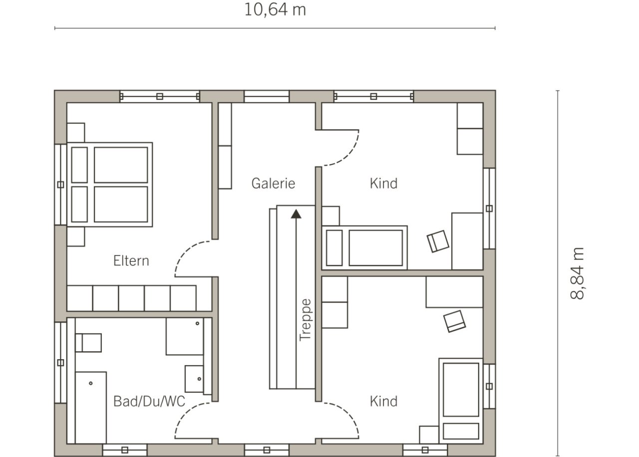 Grundriss Dachgeschoss