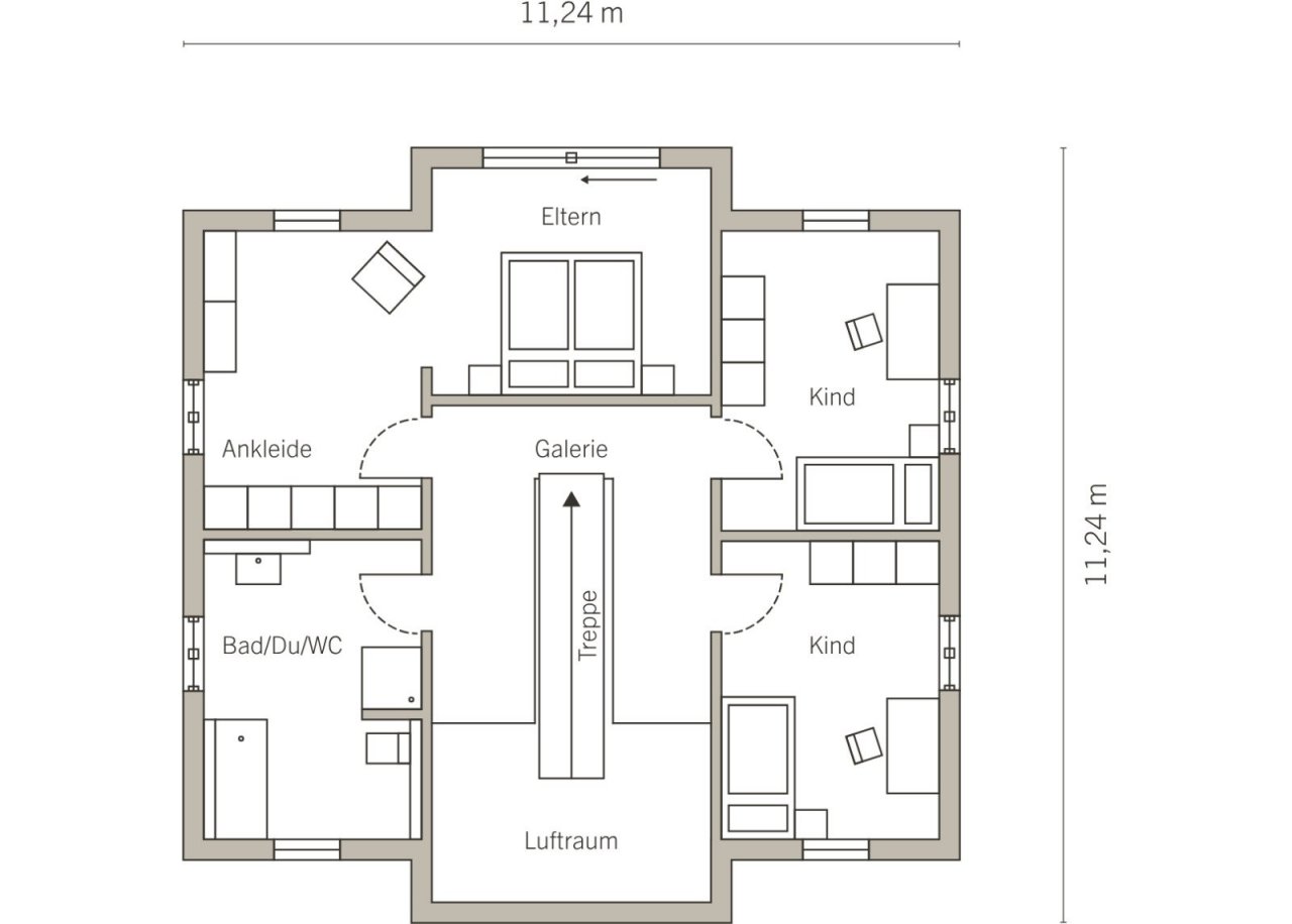 Grundriss Dachgeschoss