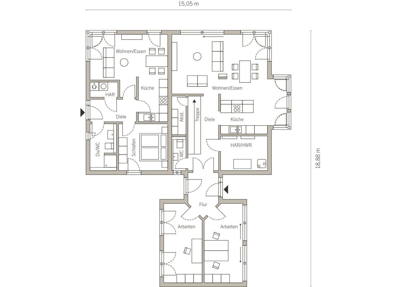 Grundriss Erdgeschoss