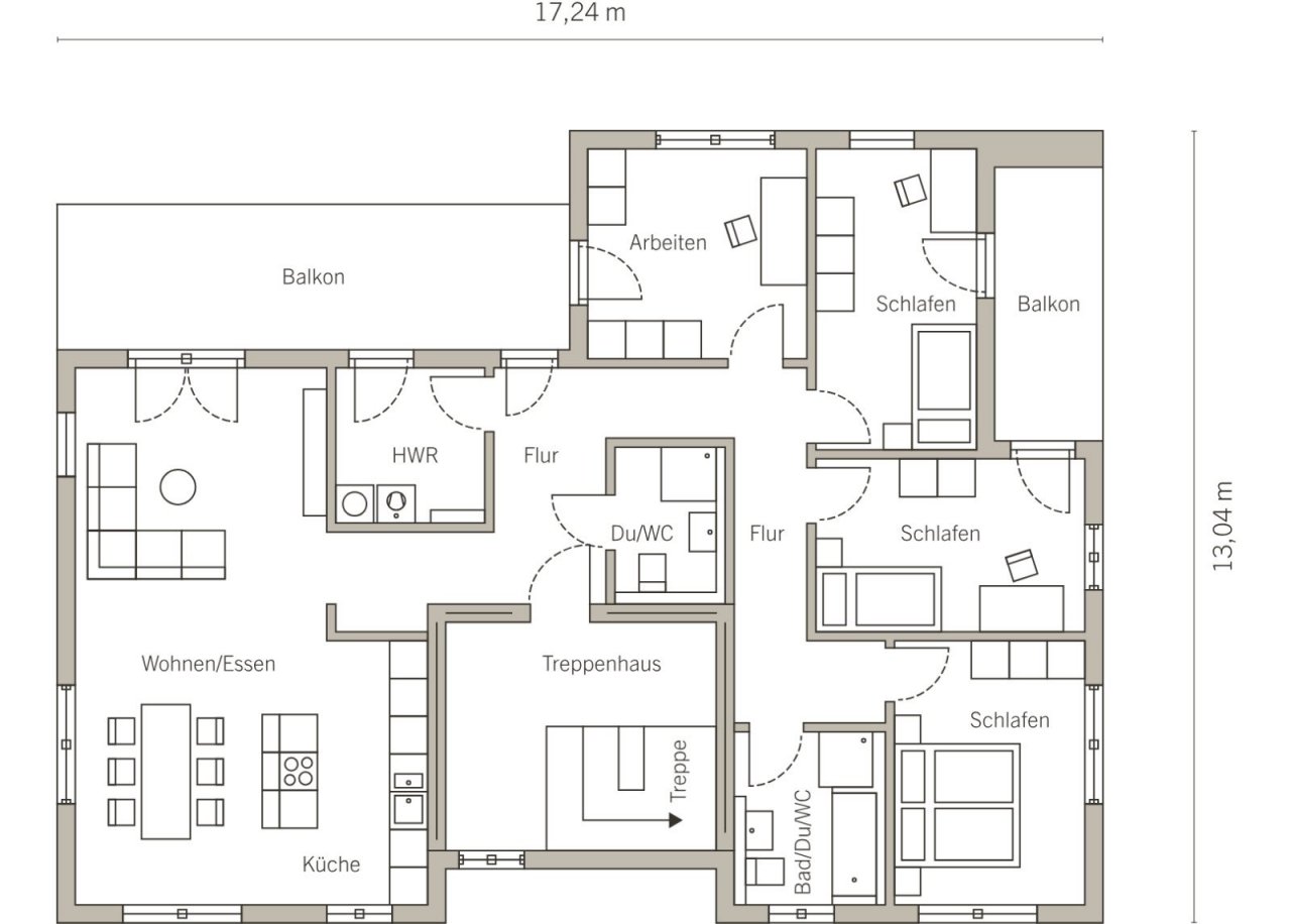 Grundriss Dachgeschoss