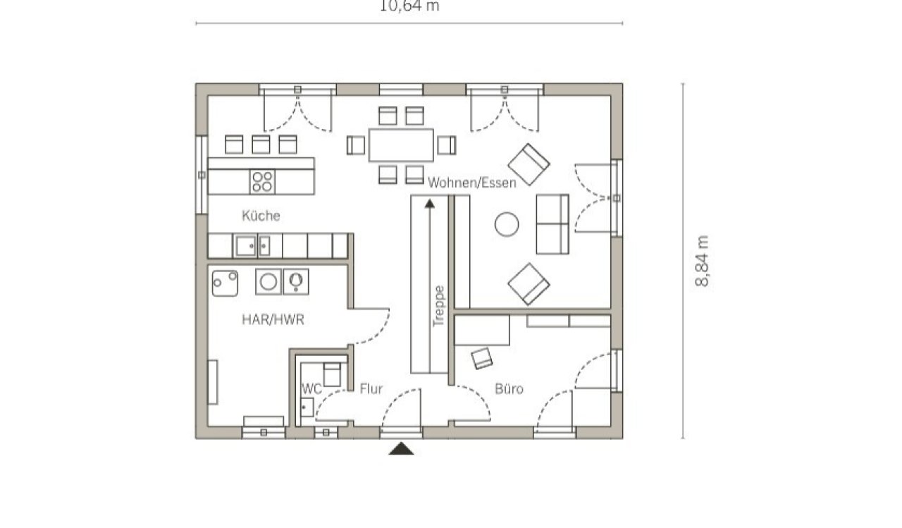 Grundriss Erdgeschoss