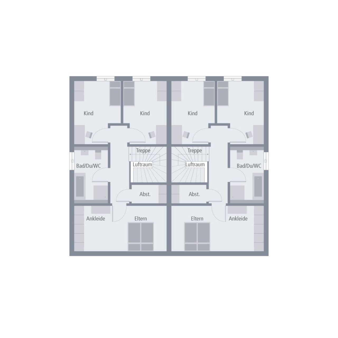 Grundriss Obergeschoss Grundriss Obergeschoss