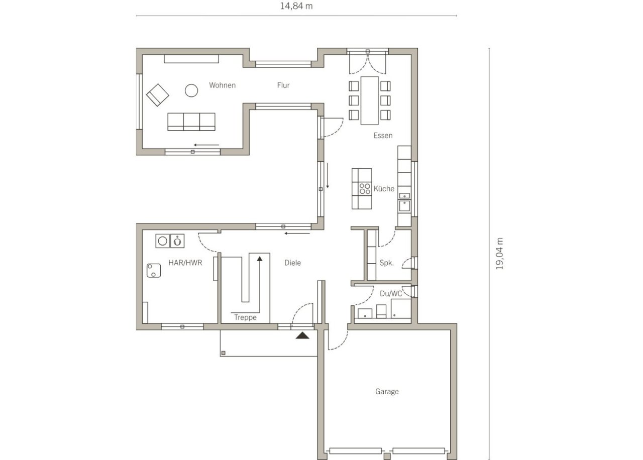 Grundriss Erdgeschoss