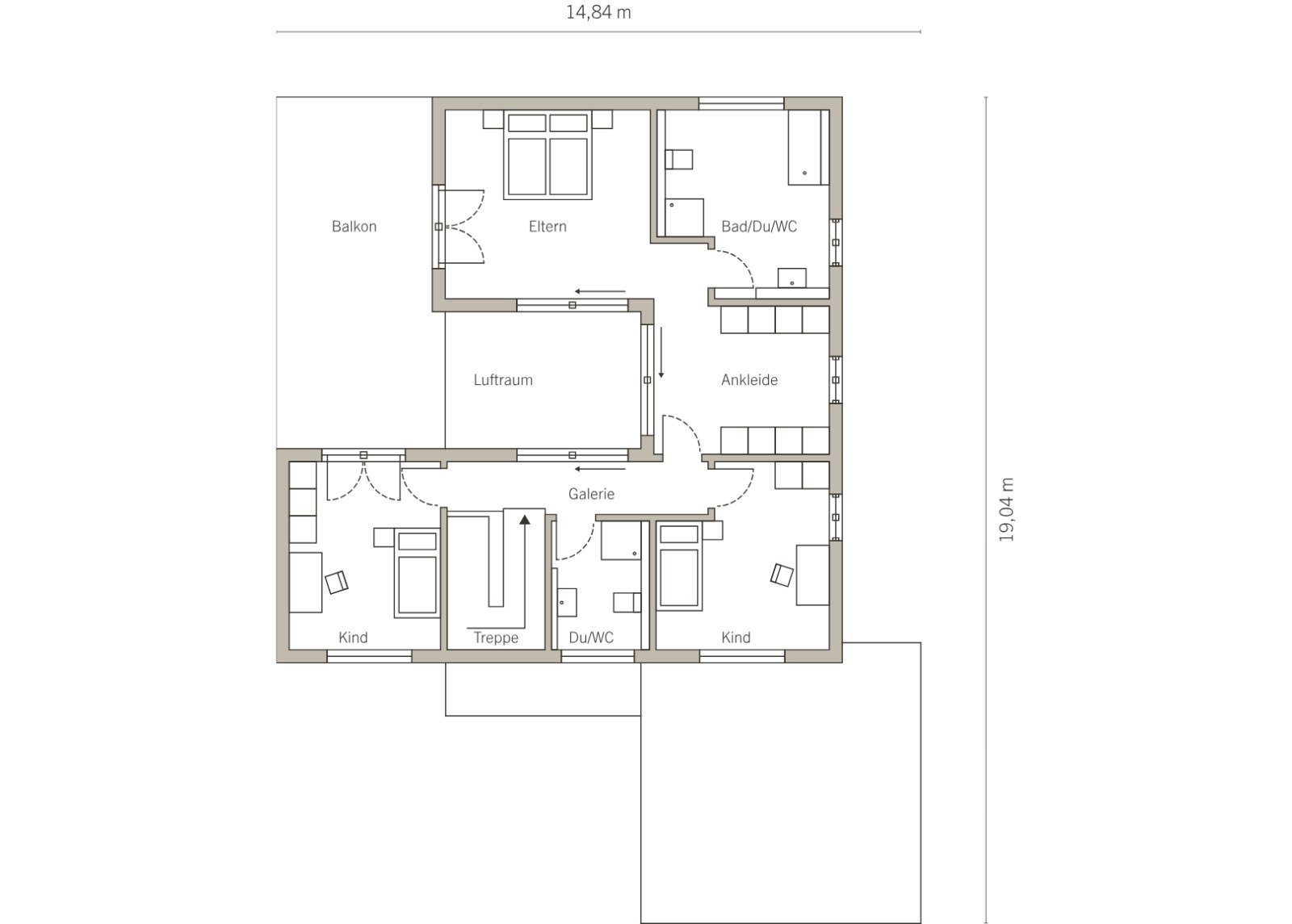 Grundriss Dachgeschoss