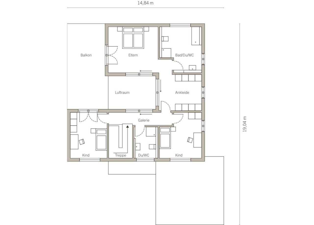 Grundriss Dachgeschoss