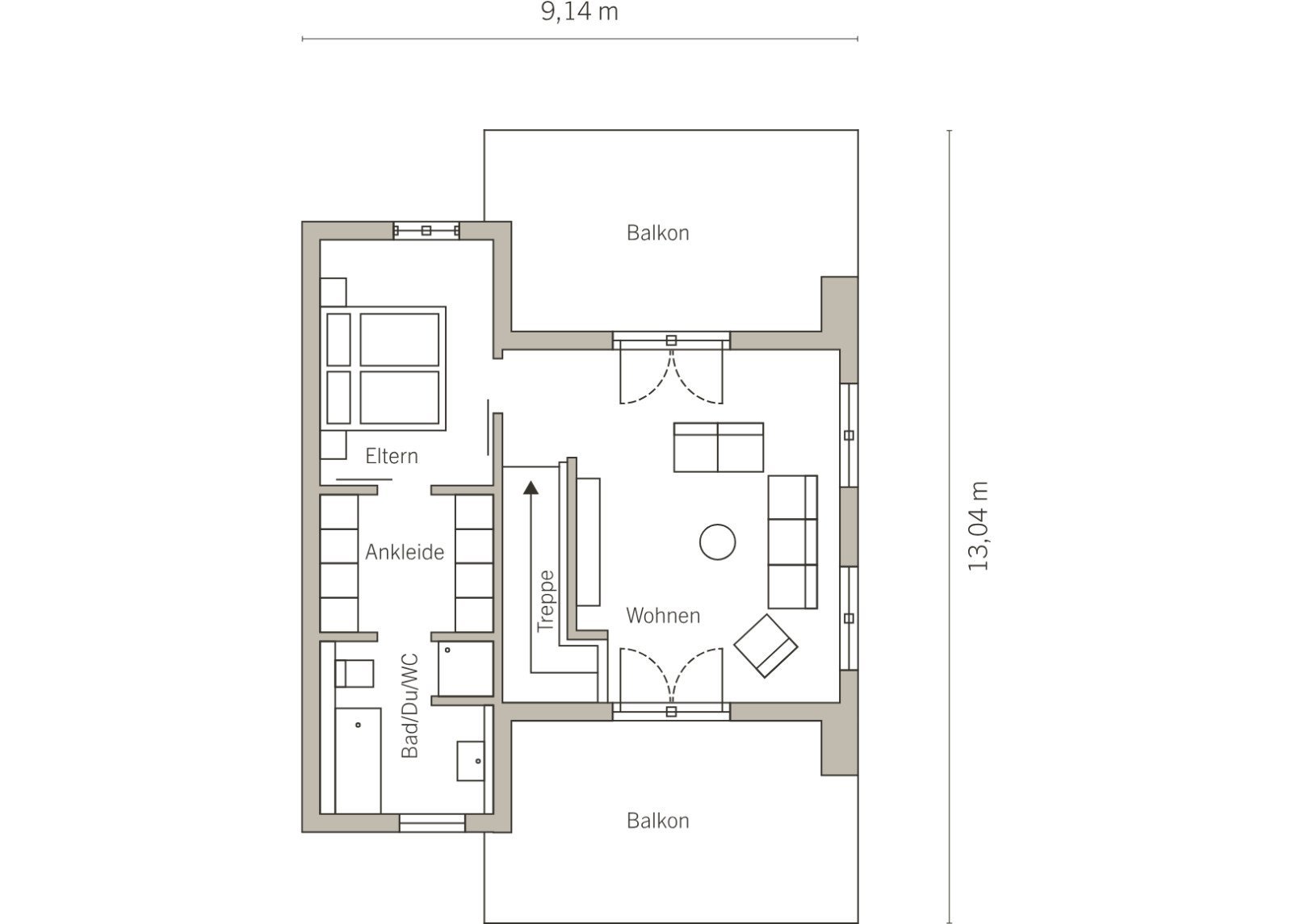 Grundriss Obergeschoss 2 Grundriss Obergeschoss 2
