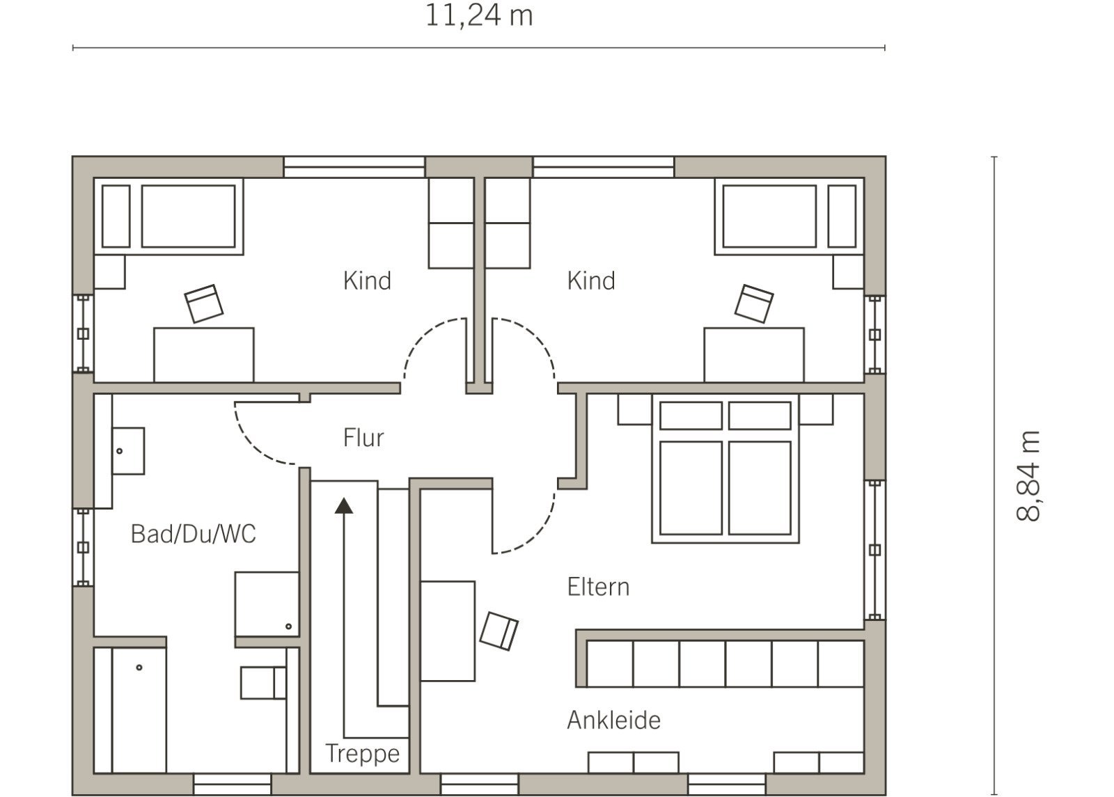 Grundriss Dachgeschoss