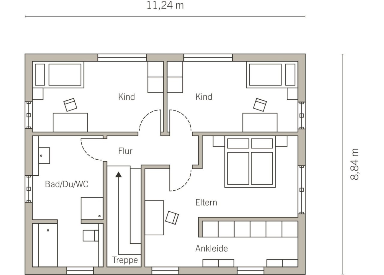 Grundriss Dachgeschoss